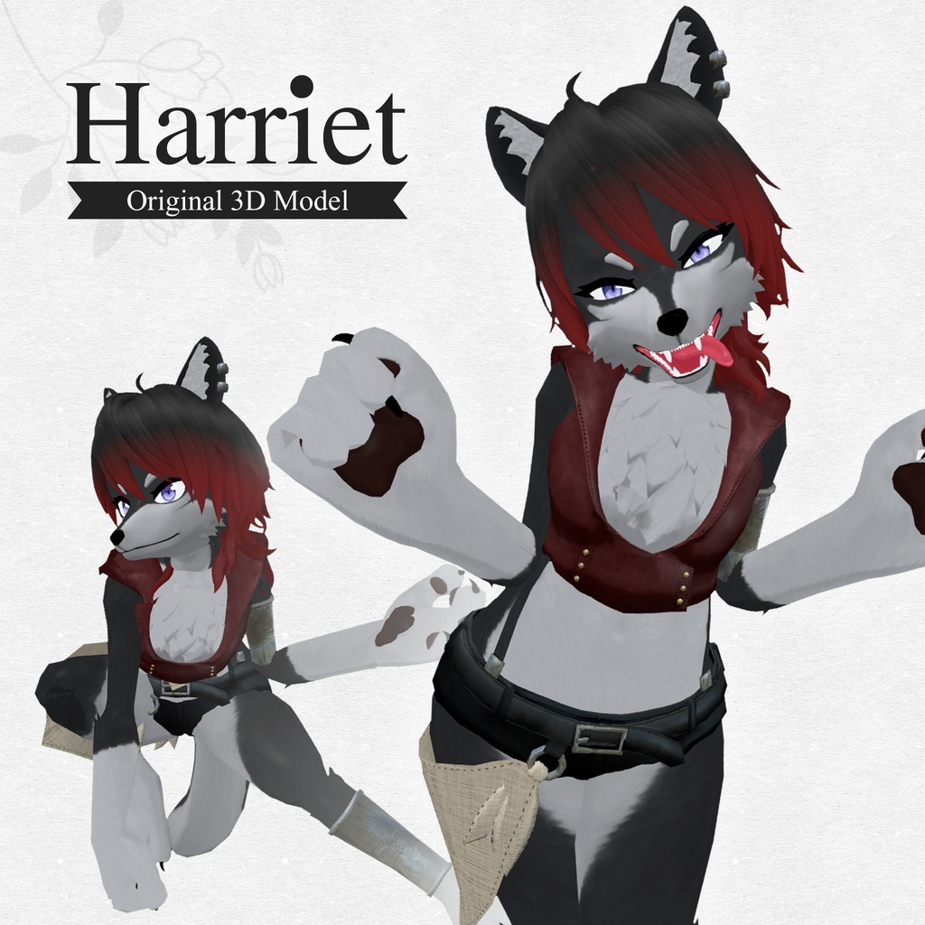 Original 3D Model 「Harriet」
