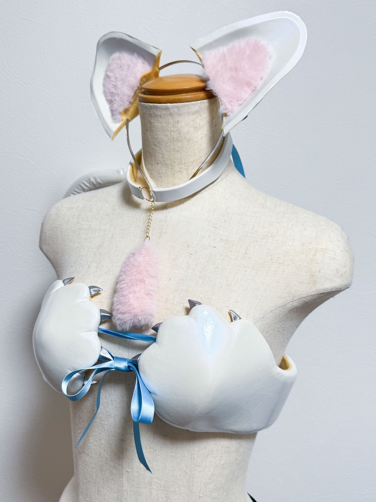 猫の手ビキニ*白猫セット*