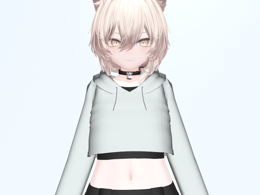 シンプルへそ出しパーカー【真央対応】