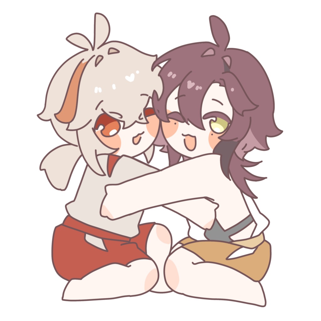 🍁&🦌ステッカー