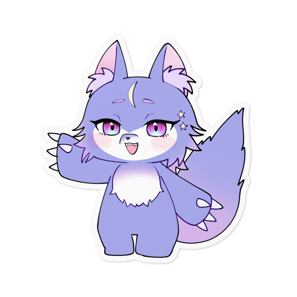 狼ペスカちゃんステッカー