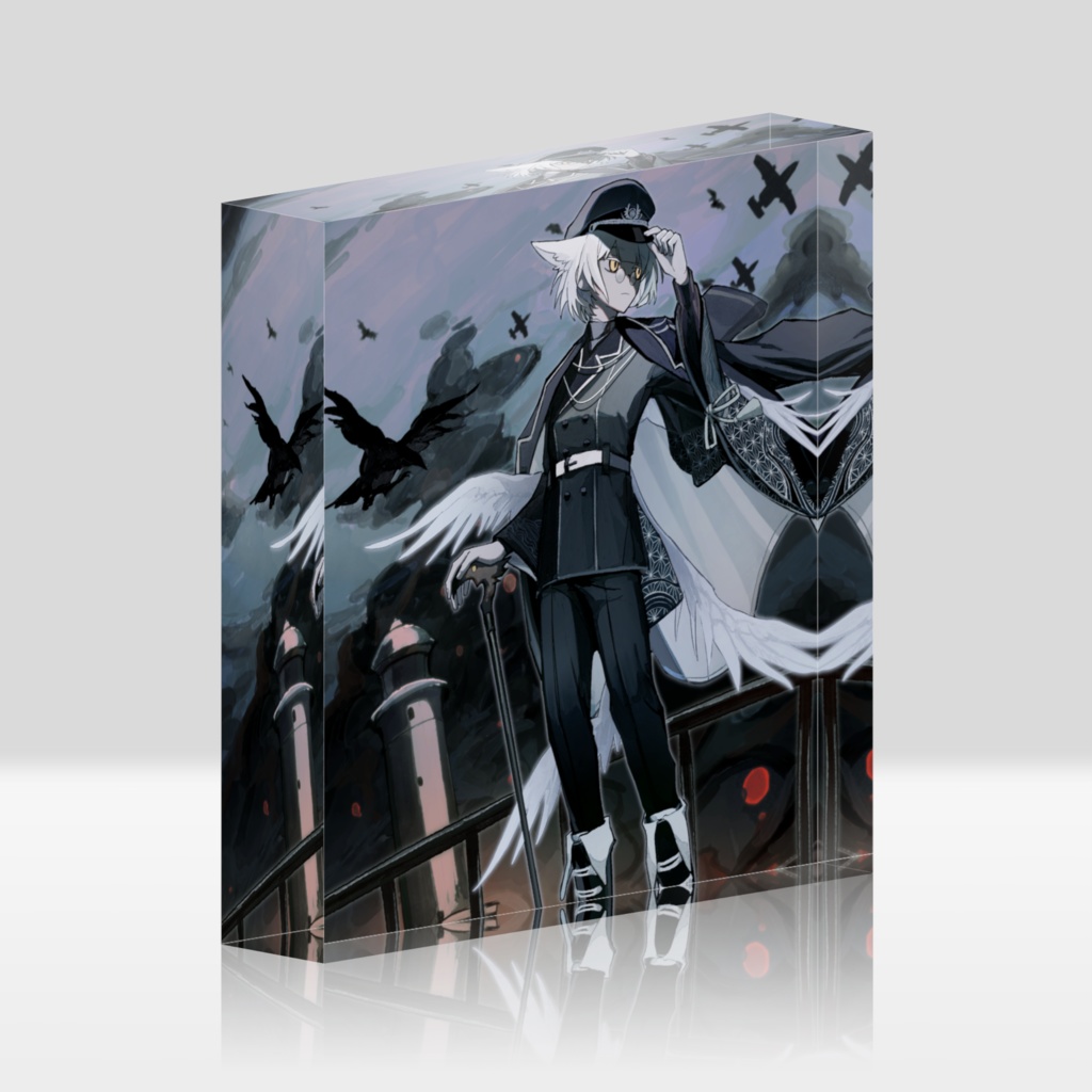 眠ヰのらり1周年記念アクリルブロック受注販売期間2月14日～4月30日まで