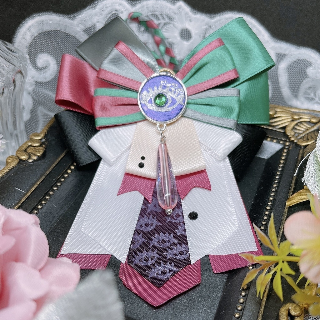 【ジョー・力一】イメージリボンチャーム バッグストラップver.【ファンアートハンドメイド】