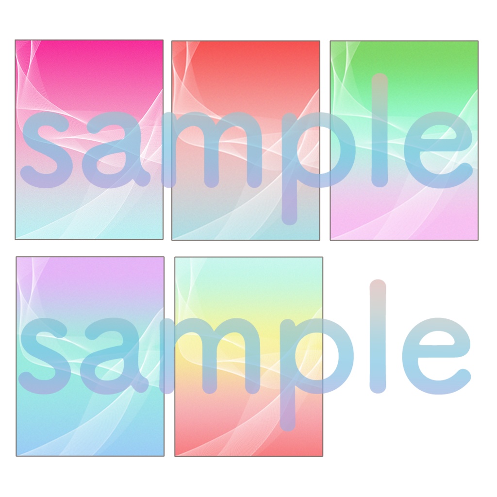 【印刷用】同人誌の表紙に使える!素材集1