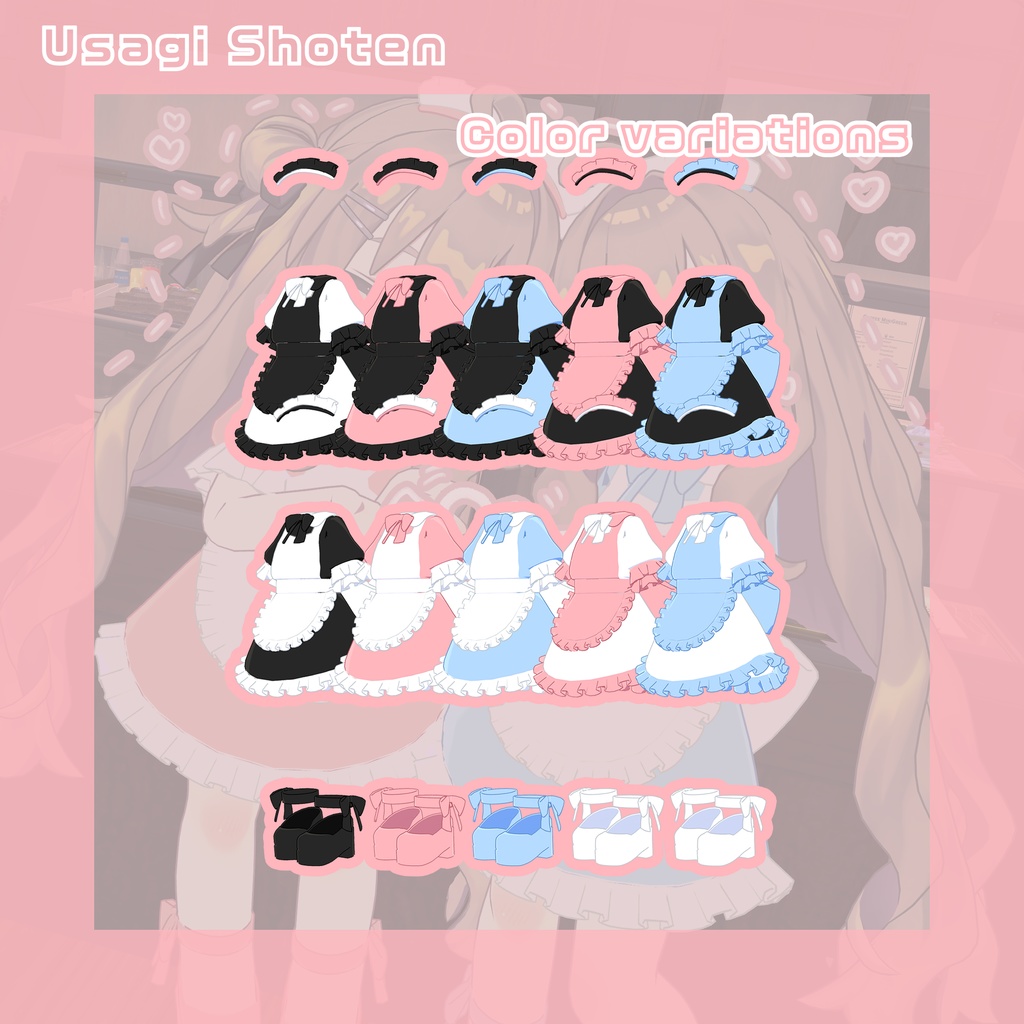 ミニスカ♡メイド服~miniskirt♡maid~【まめふれんず対応】