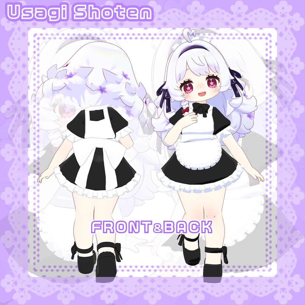 ミニスカ♡メイド服~miniskirt♡maid~【えも研アバター対応】