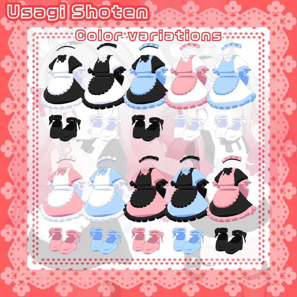 ミニスカ♡メイド服~miniskirt♡maid~【みみのこ対応】