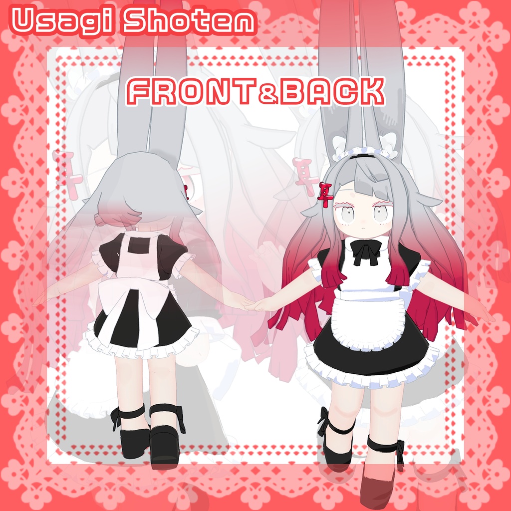 ミニスカ♡メイド服~miniskirt♡maid~【みみのこ対応】