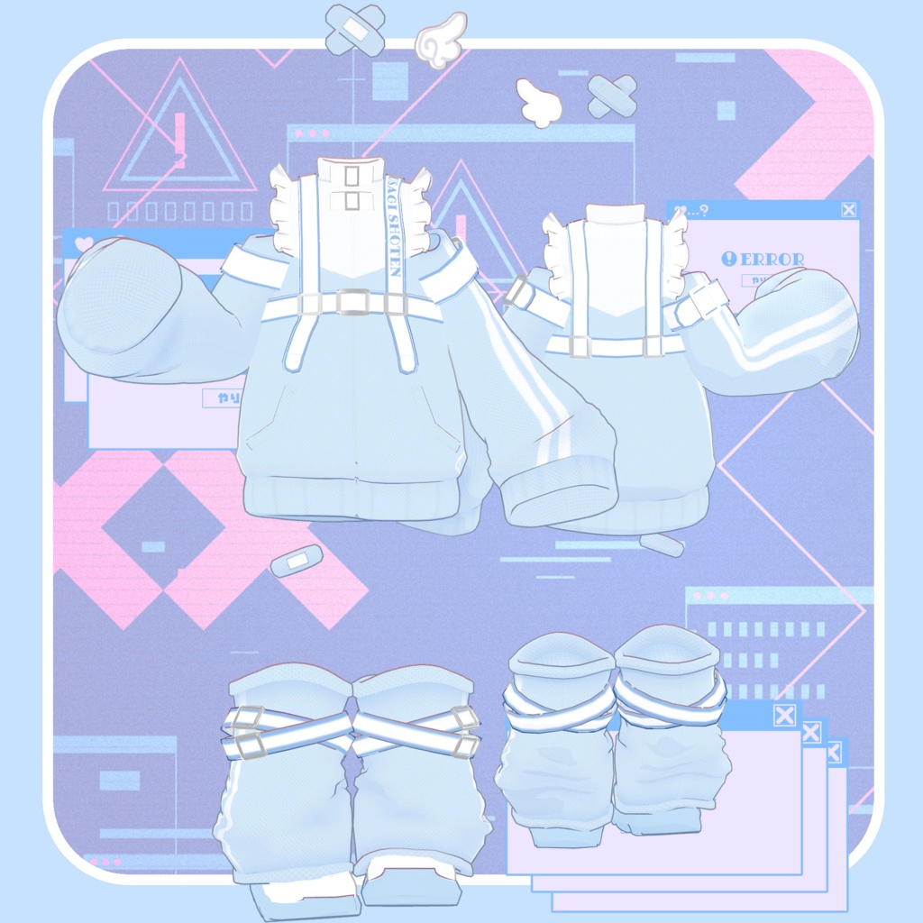 【天使界隈】Angel♡jersey【複数アバター対応】