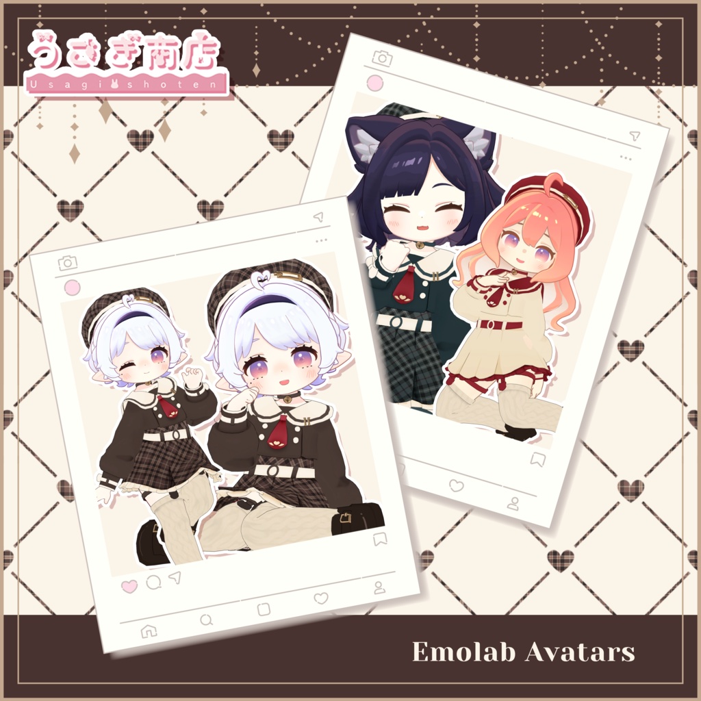 〖24時間限定50%OFF🎀〗Milky Sailor【複数アバター対応】#うさぎ商店