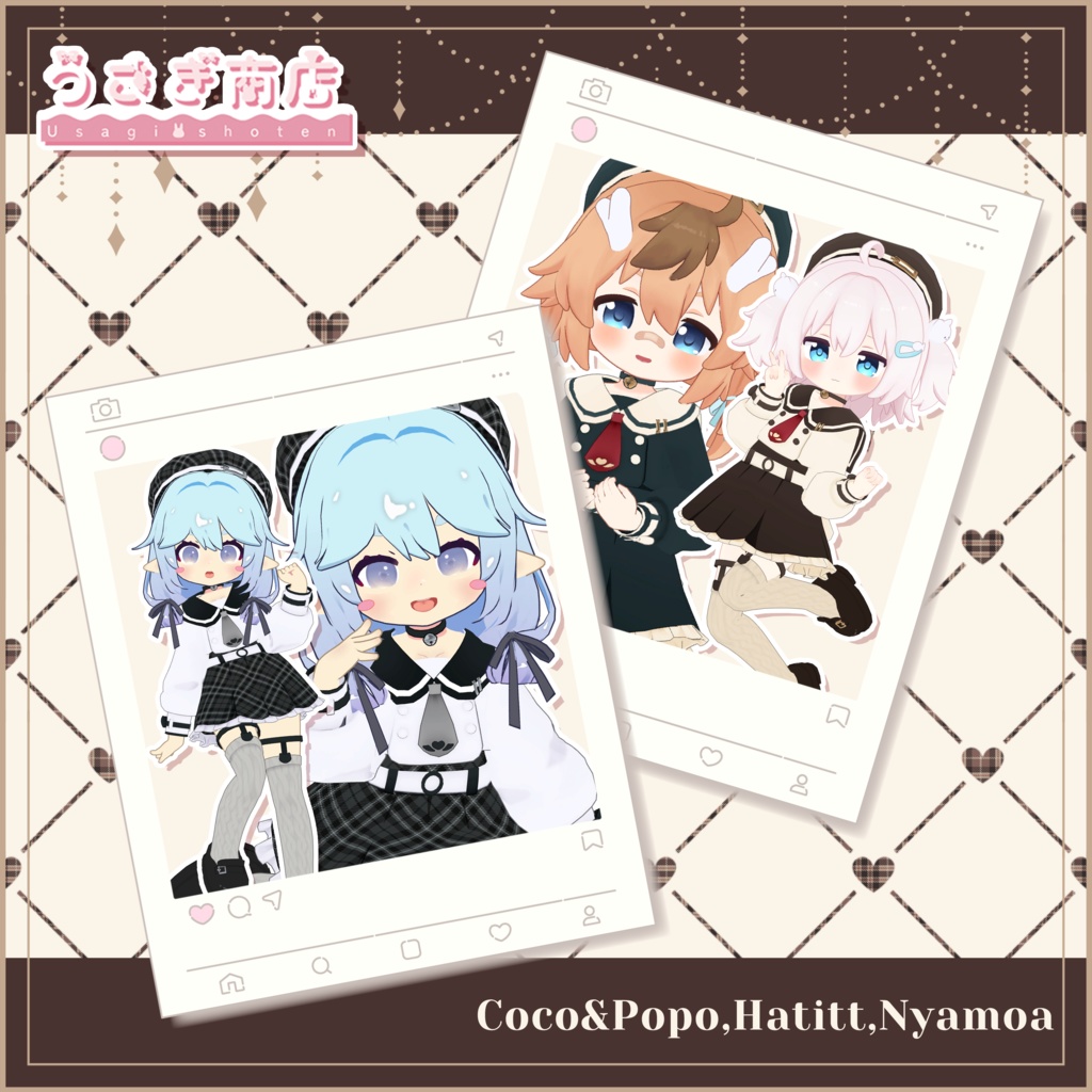 〖24時間限定50%OFF🎀〗Milky Sailor【複数アバター対応】#うさぎ商店