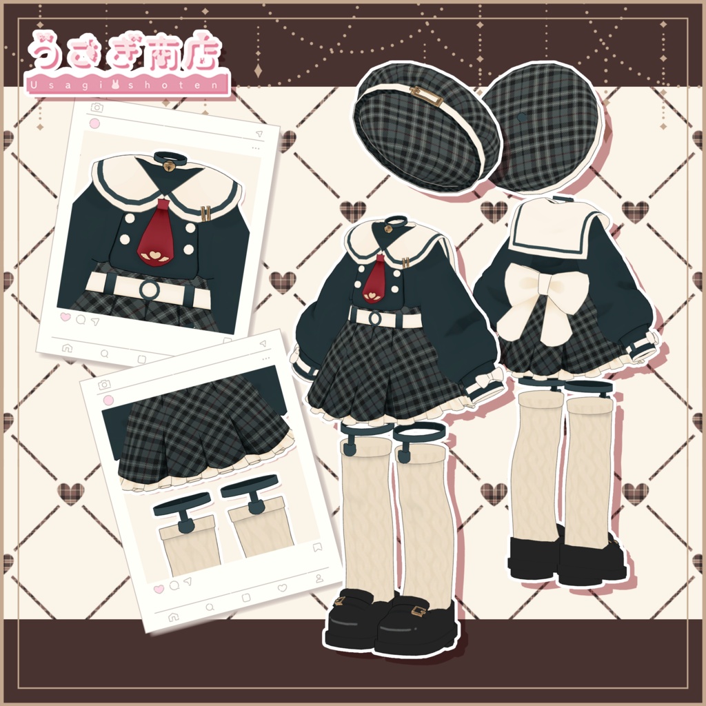 〖24時間限定50%OFF🎀〗Milky Sailor【複数アバター対応】#うさぎ商店