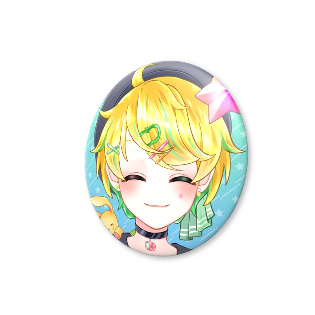 【ななはちななし】フェイス缶バッジ《制服》