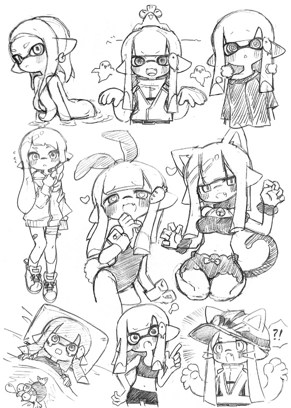 【受注締切2026/7/15】らくがき本(イカちゃん編)