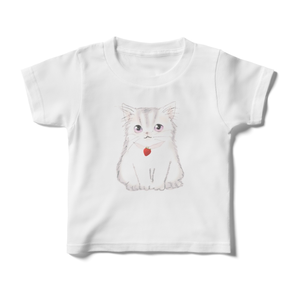 ねこちゃんのシャツ(kids)