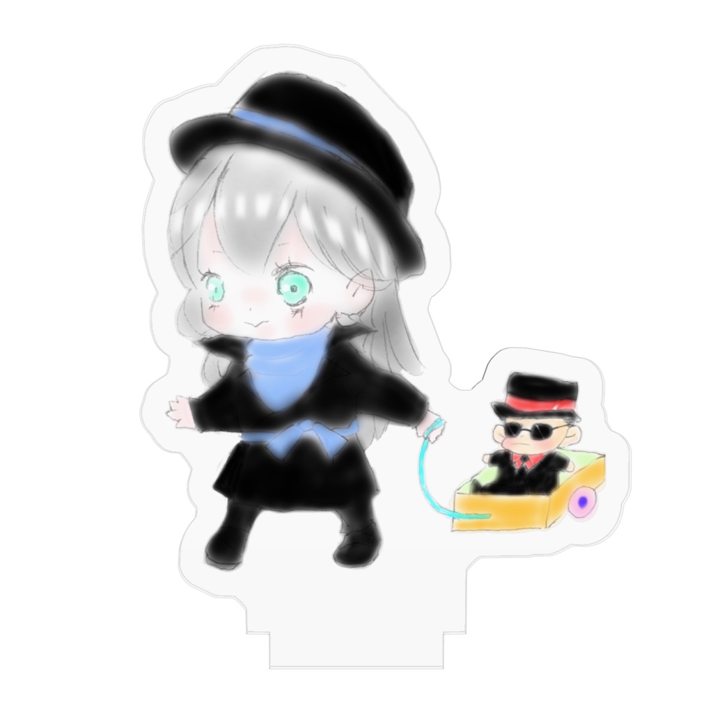 ジンくんとウォッカぬいのてくてくお散歩