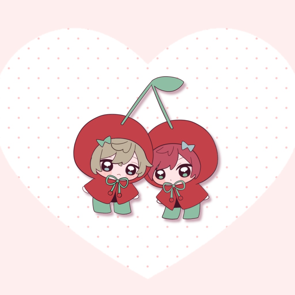 ♡ チェリーアクキー ♡