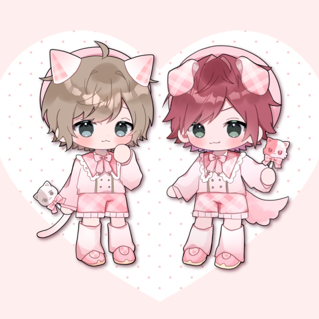 ♡ gingham acrylic figure ♡