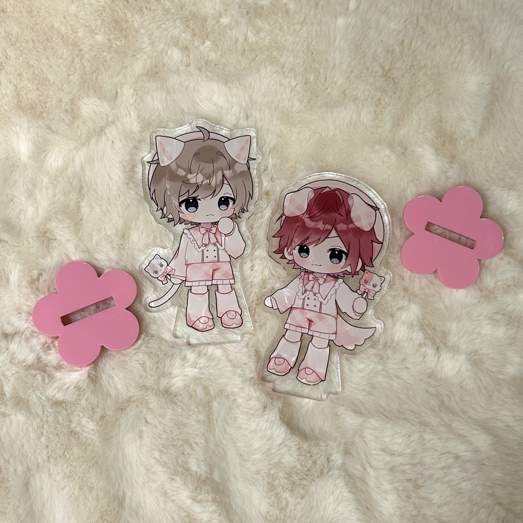 ♡ gingham acrylic figure ♡