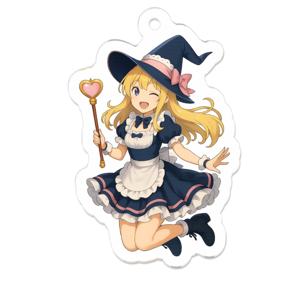 魔法少女メイド セレナ＝ブランシェ アクリルキーホルダー（50×50mm）