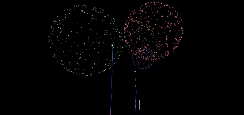 【無料】虹色にはじける花火のようなパーティクル【VRChat想定】