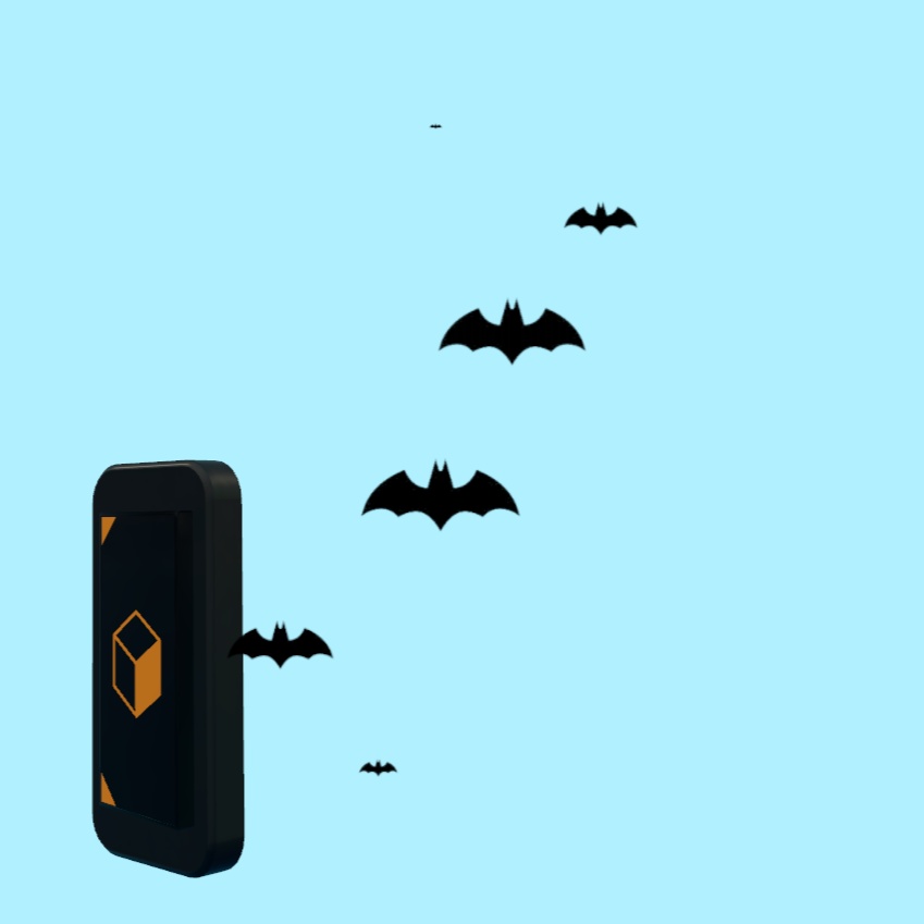 【VRChat想定】こうもりパーティクル