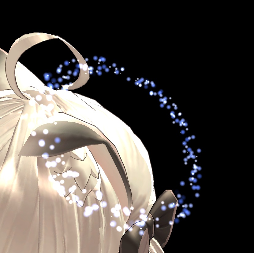 【VRChat想定】パーティクルリング 7色 【Particle Ring】