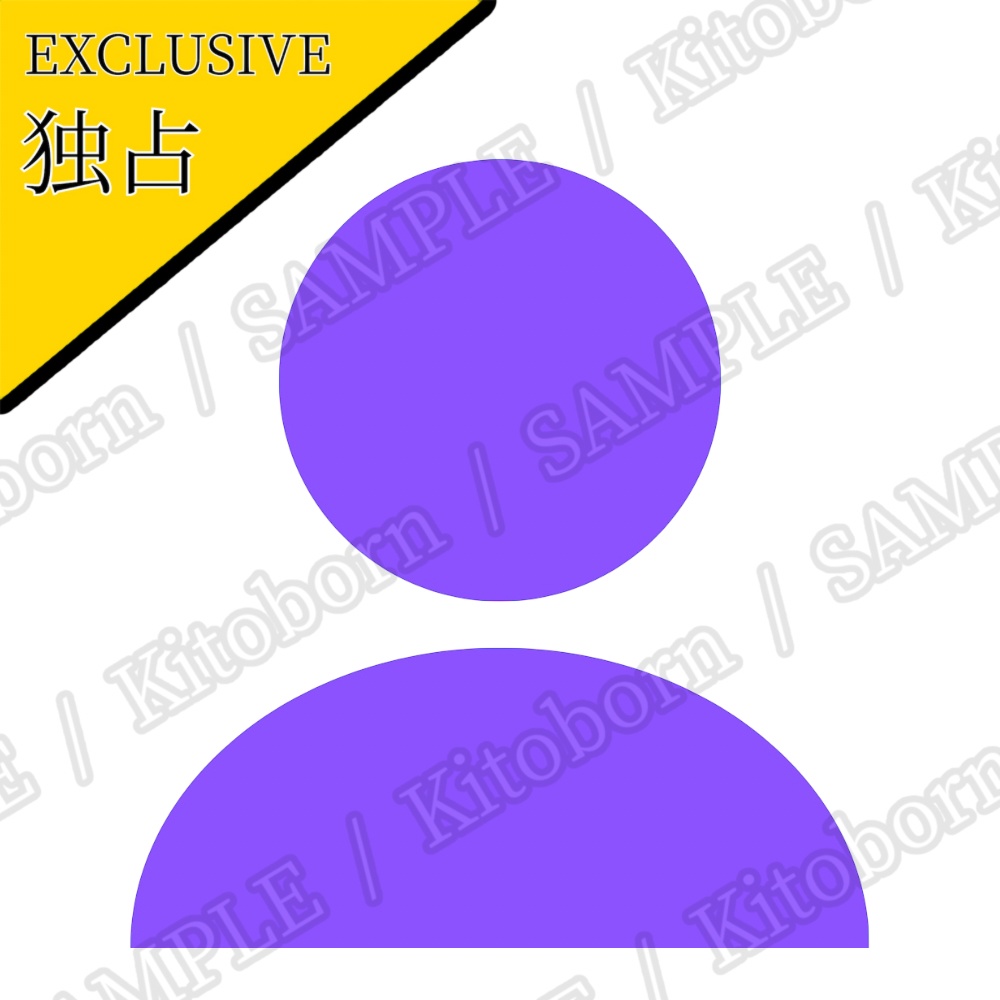 【フリー素材(Free Asset)】人物アイコン by マンボー(Person Icon by Manbo)- 商用利用可(Commercial Use Allowed)