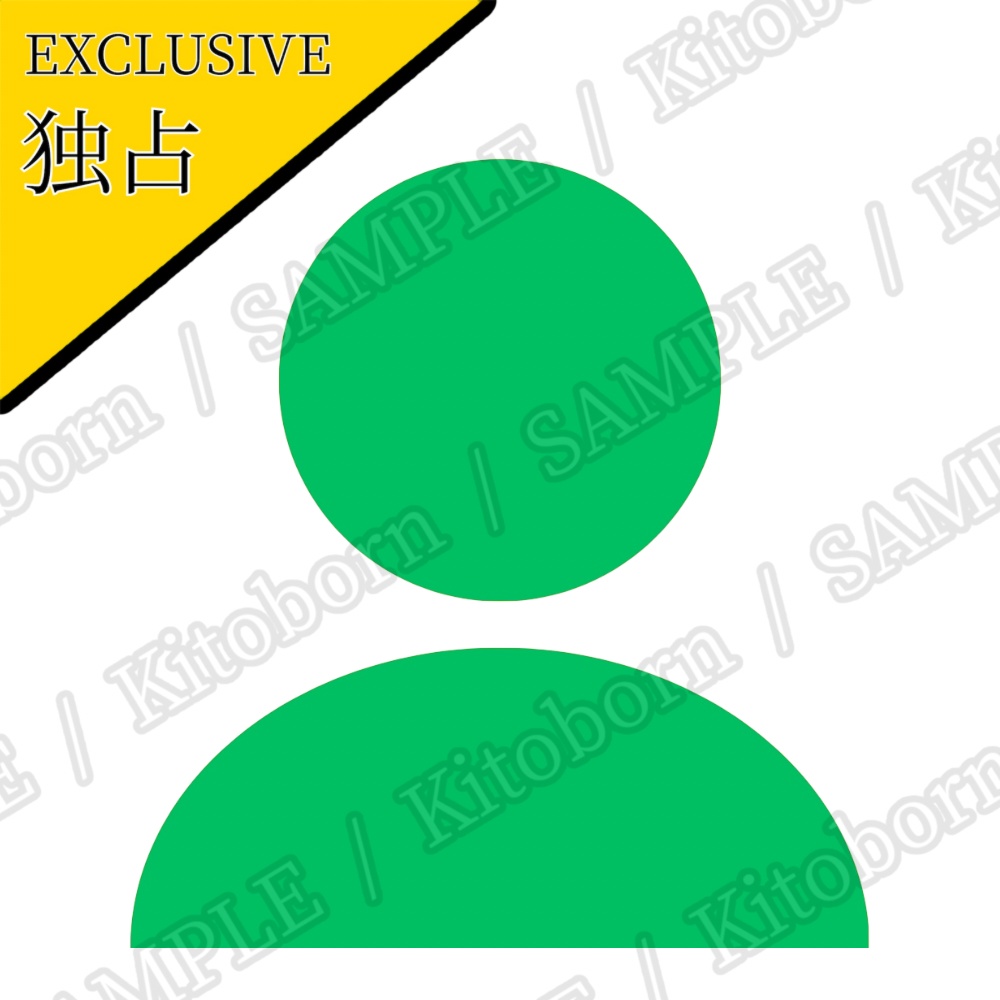 【フリー素材(Free Asset)】人物アイコン by マンボー(Person Icon by Manbo)- 商用利用可(Commercial Use Allowed)