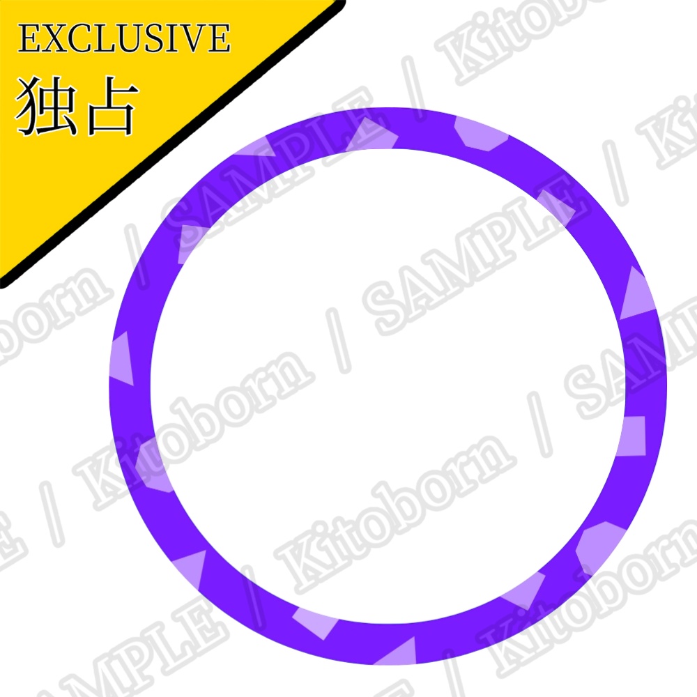 【フリー素材(Free Asset)】アイコンフレーム by マンボー(Icon Frame by Manbo)- 商用利用可(Commercial Use Allowed)