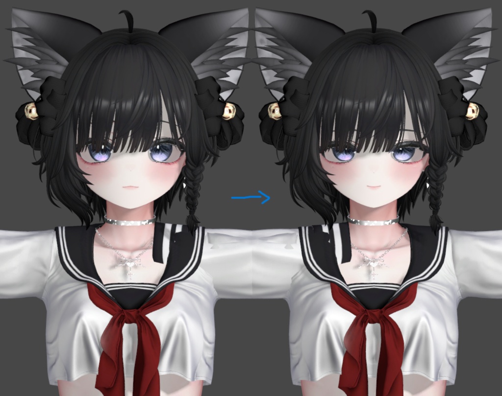 ⚝Manuka⚝ Face シェイプキー ,Face Blendshape