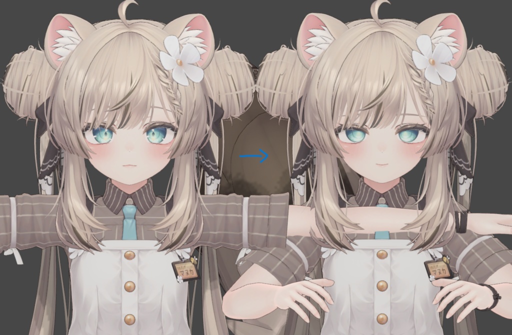 ⚝Manuka⚝ Face シェイプキー ,Face Blendshape