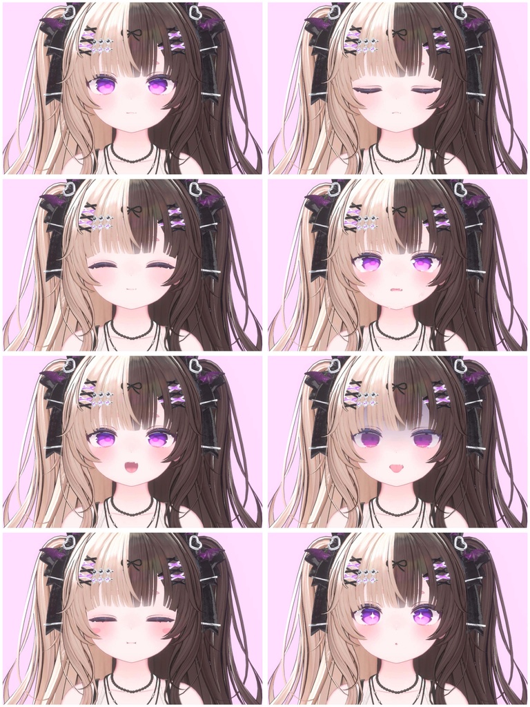 ⚝Chiffon⚝ Face シェイプキー ,Face Blendshape