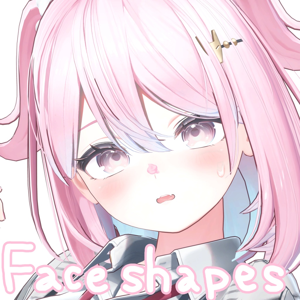 ⚝yugiri⚝ Face シェイプキー ,Face Blendshapes