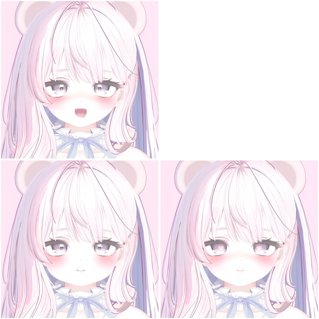 ⚝Milfy⚝ Face シェイプキー ,Face Blendshapes animation
