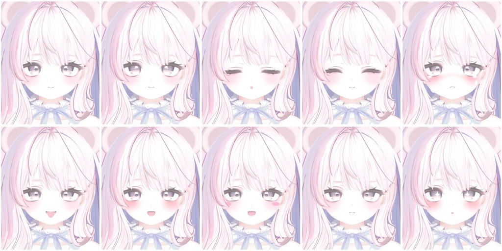 ⚝Milfy⚝ Face シェイプキー ,Face Blendshapes animation