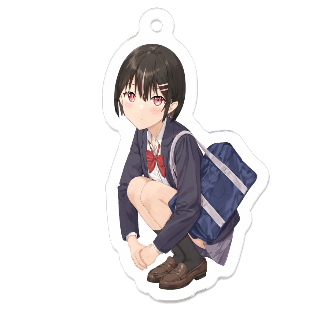 oc桜くるは(制服)アクリルキーホルダー