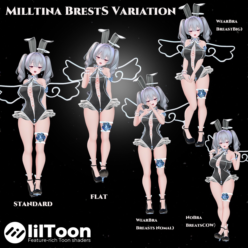 ✨魅せたがりAngelicBunny✨【12アバター対応】