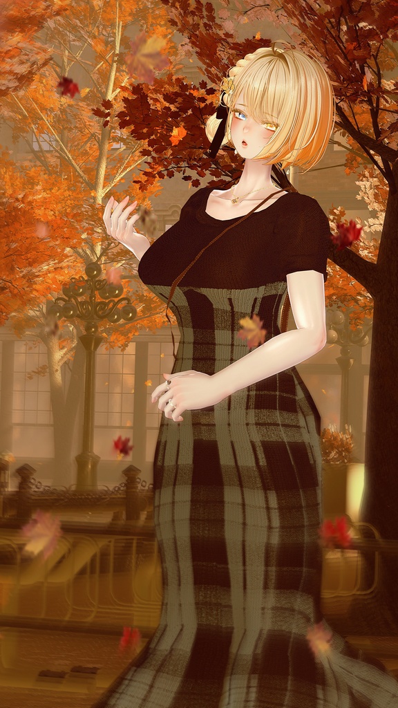 【17アバター対応】🍂ロマンティックマーメイドワンピース🍂