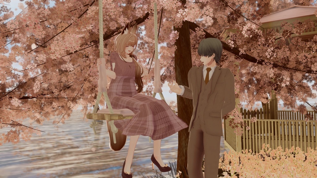 【17アバター対応】🍂ロマンティックマーメイドワンピース🍂