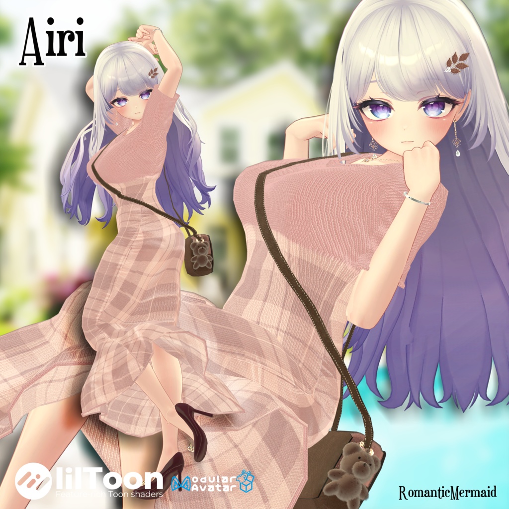 【17アバター対応】🍂ロマンティックマーメイドワンピース🍂