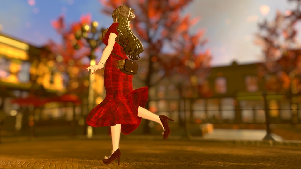 【17アバター対応】🍂ロマンティックマーメイドワンピース🍂