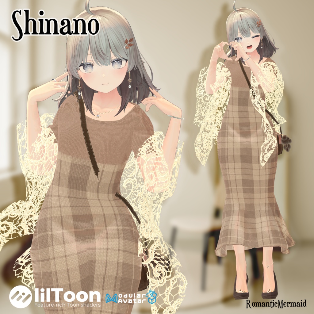 【17アバター対応】🍂ロマンティックマーメイドワンピース🍂