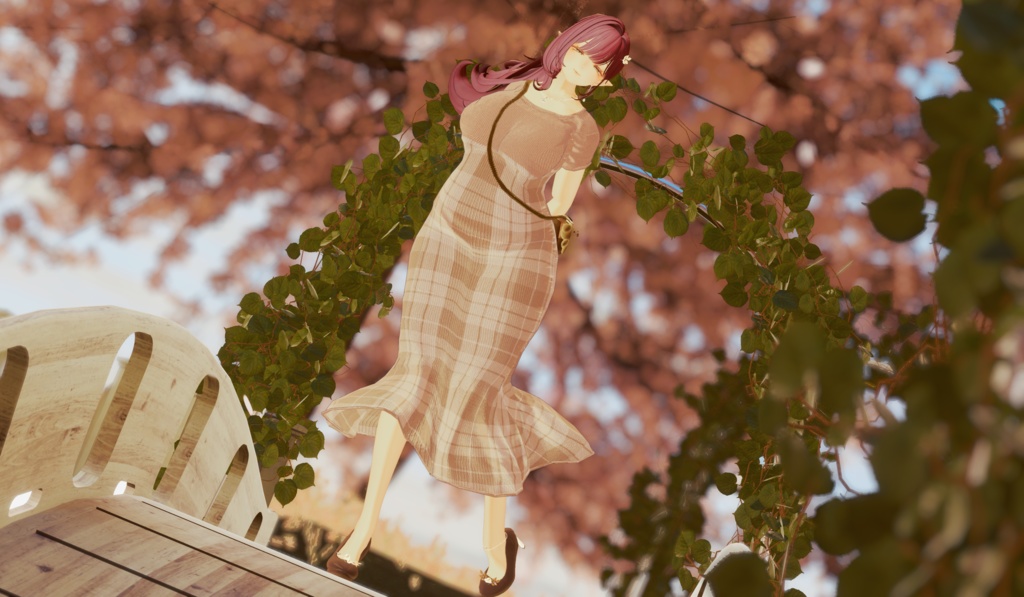 【17アバター対応】🍂ロマンティックマーメイドワンピース🍂