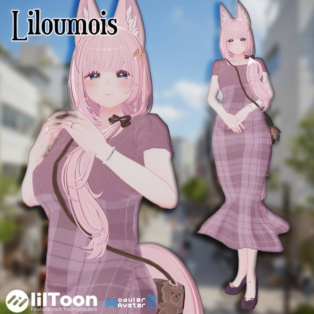 【17アバター対応】🍂ロマンティックマーメイドワンピース🍂