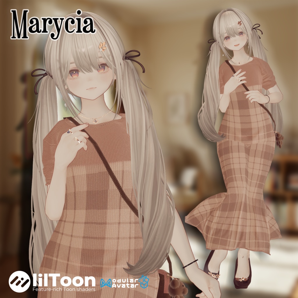 【17アバター対応】🍂ロマンティックマーメイドワンピース🍂