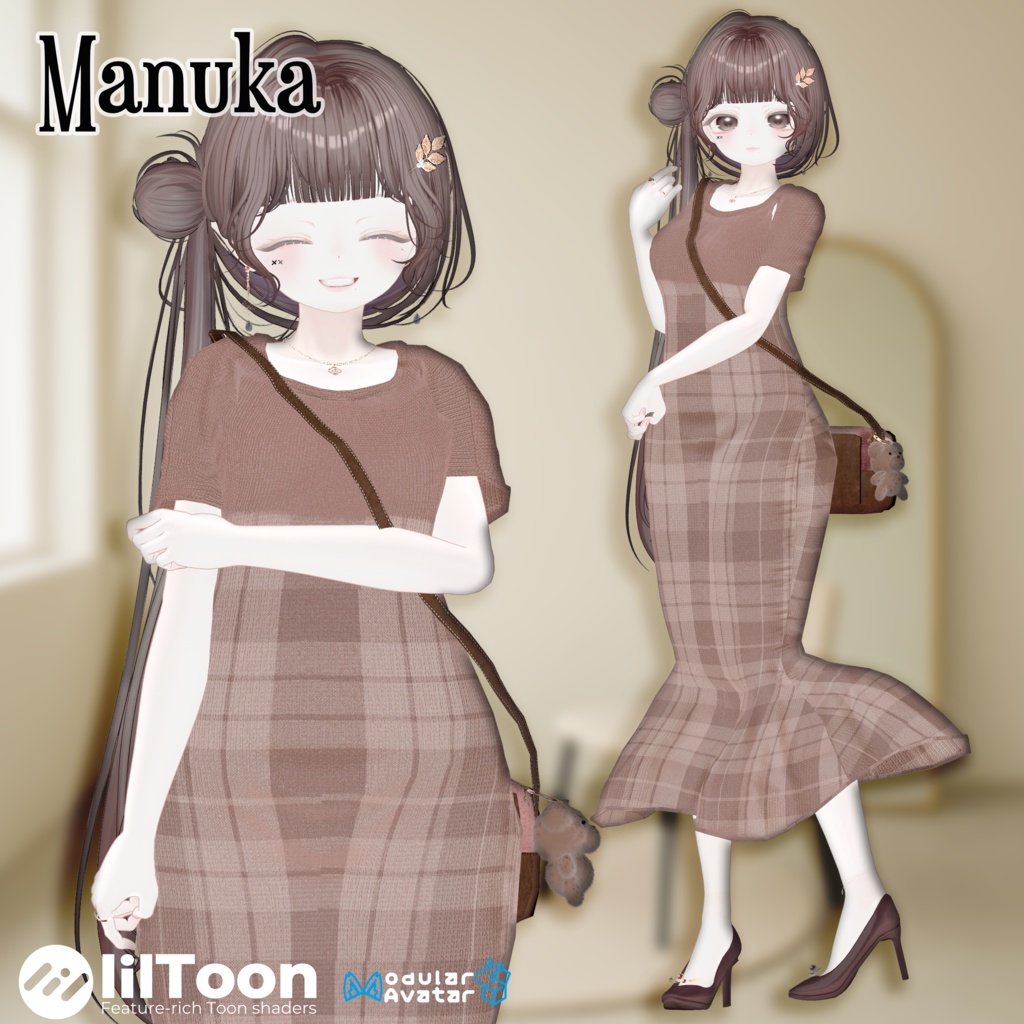 【17アバター対応】🍂ロマンティックマーメイドワンピース🍂