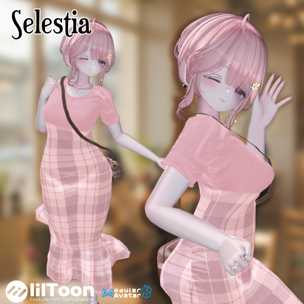 【17アバター対応】🍂ロマンティックマーメイドワンピース🍂