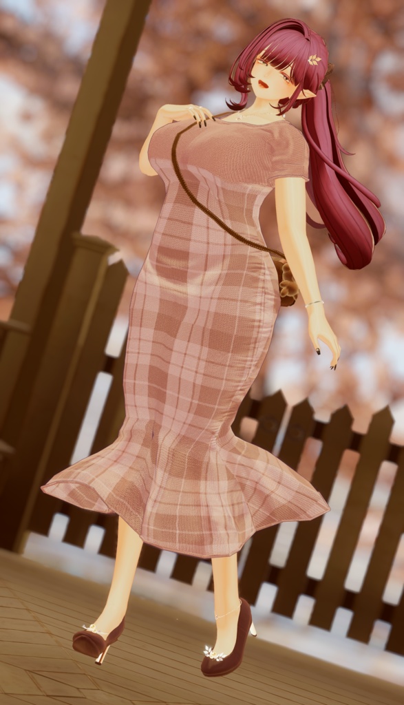 【17アバター対応】🍂ロマンティックマーメイドワンピース🍂