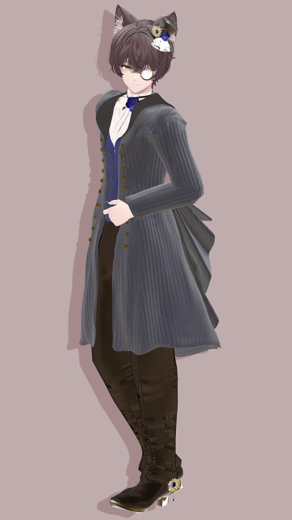 【10アバター対応】🌹ローズスチームパンクドレス&スーツ🌹